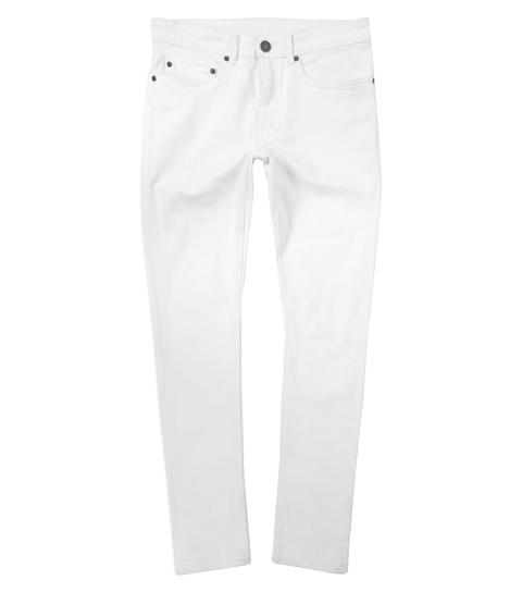 Men's White Skinny Stretch Jeans New Look