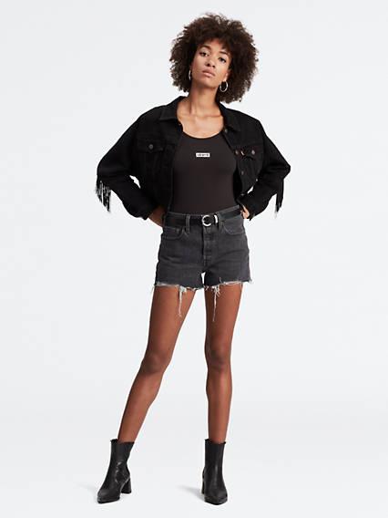 501® High Waisted Short Noir / Storm