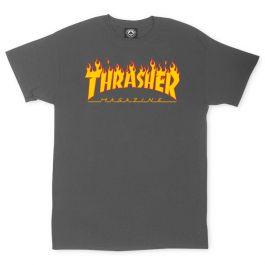 Flame Logo T-shirt (charcoal)