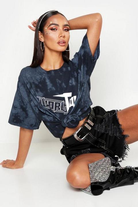 Acid Wash World Tour Slogan T-shirt