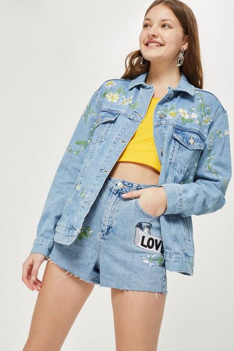 Petite 'love Me Not' Mom Shorts