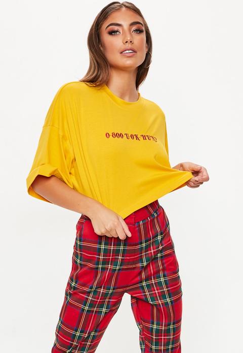 Petite Yellow 0800 U Ok Hun T Shirt, Yellow