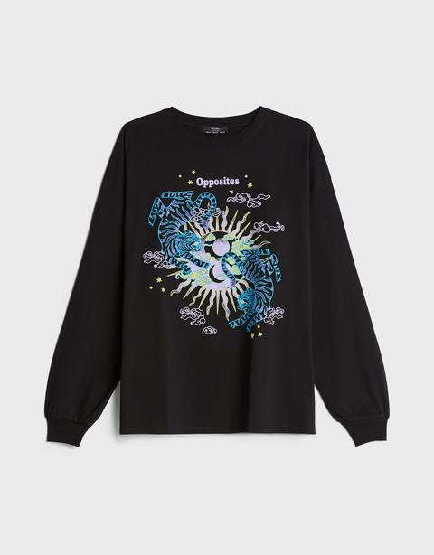 Camiseta Oversize Print