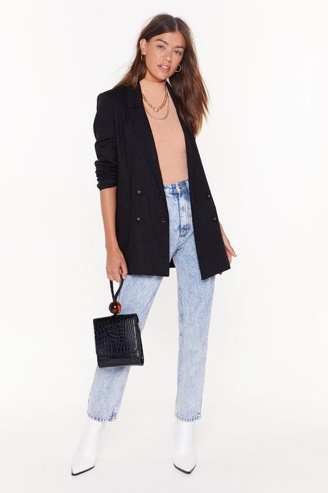 Linen What They Want Belted Blazer