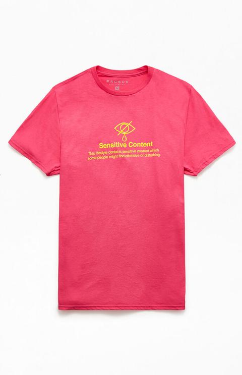 Pacsun Sensitive Content T-shirt