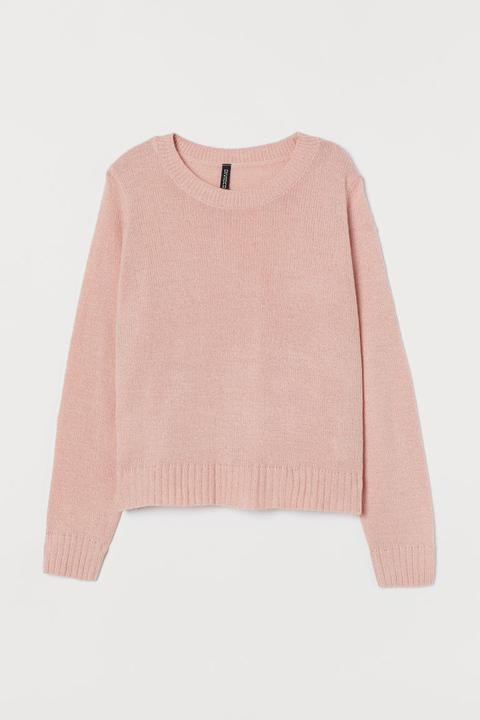 H & M - Pullover In Maglia - Rosa