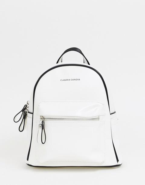 Mochila Blanca De Claudia Canova-blanco