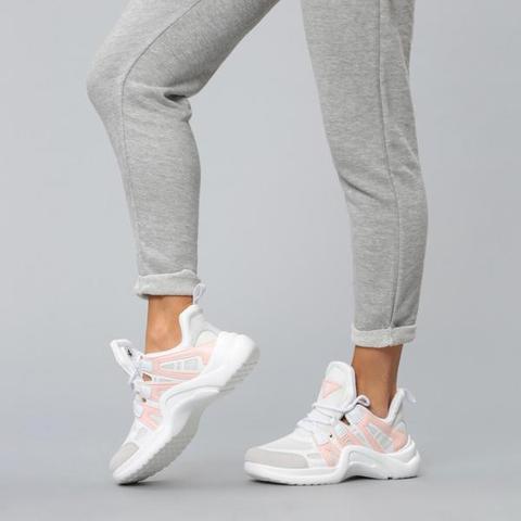 arched trainers