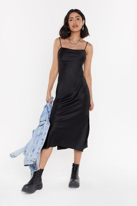 womens midi slip dress