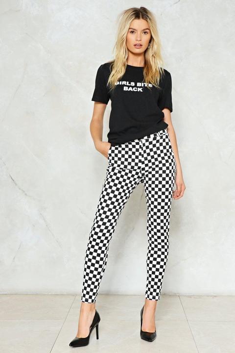 Check Please Checkerboard Pants