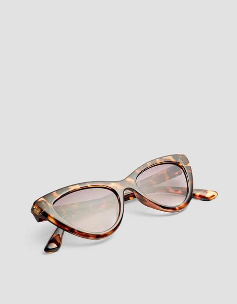 Occhiali Da Sole Modello Cat Eye Marrone