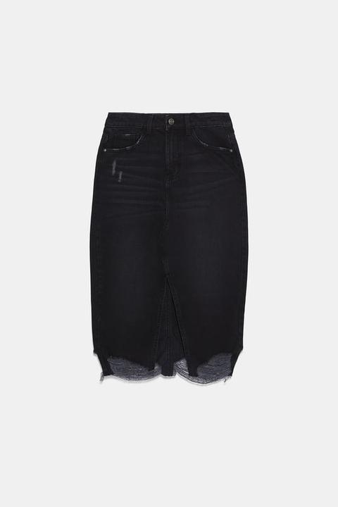 Gonna A Tubino Denim Z1975