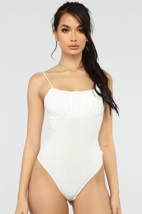 Make It Happen Bodysuit - Ivory