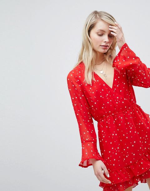 Mono Corto Cruzado Con Estrellas Pequeñas De Wednesday's Girl