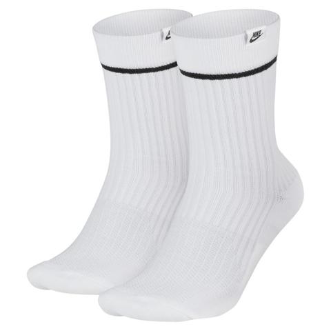 Nike Snkr Sox Essential Crew Socks (2 Pairs) - White