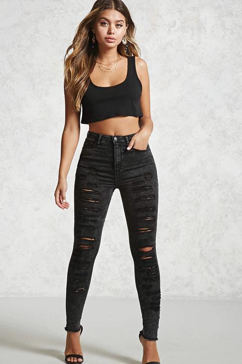 Contemporary Distressed Jeans