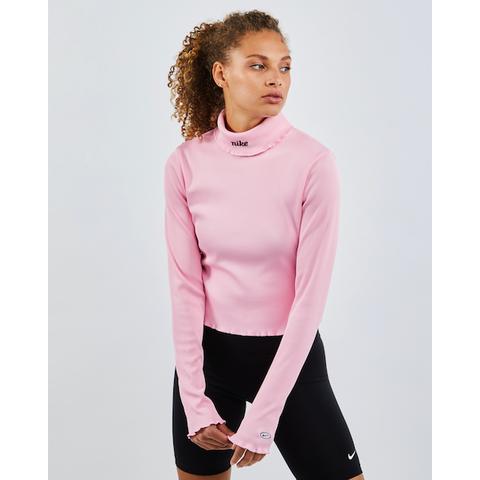 Nike Femme Long Sleeve Rib - Femme T-shirts from Footlocker on 21 Buttons