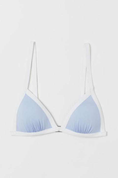 Top Push-up De Bikini - Azul