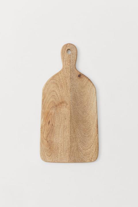 Small Wooden Chopping Board - Beige