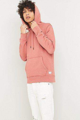 washed pink hoodie