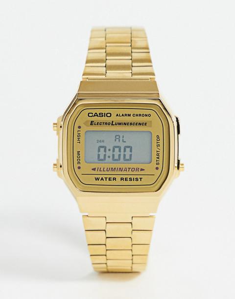 Reloj Digital Chapado En Oro A168wg-9ef De Casio-dorado