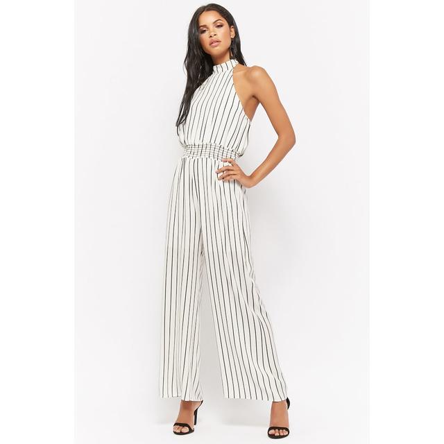 forever 21 pinstripe jumpsuit