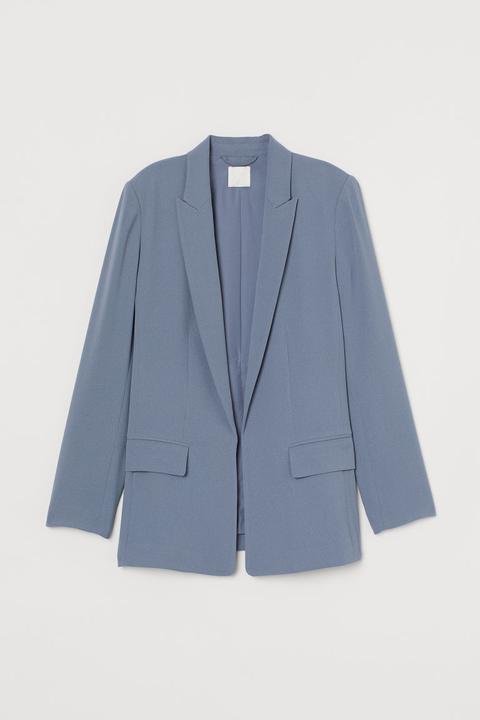 H & M - Giacca Lunga - Blu