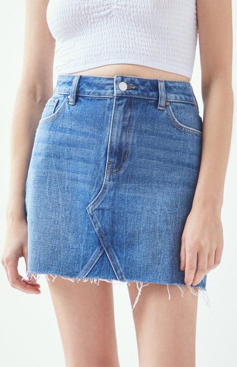 Pacsun Vintage Medium Indigo 5-pocket Skirt