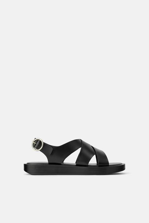 Minimal best sale flat sandals