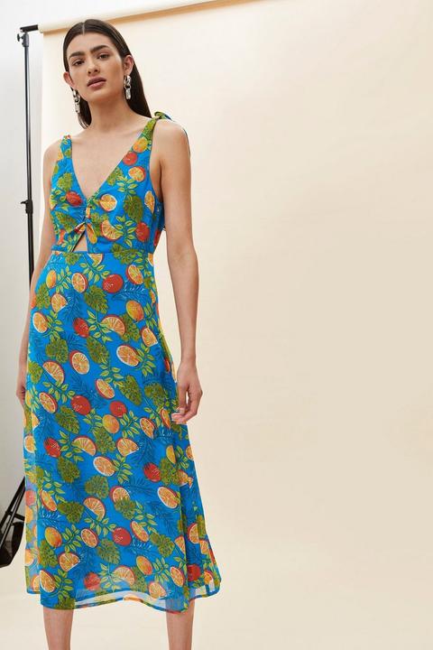 Citrus Midi Sundress