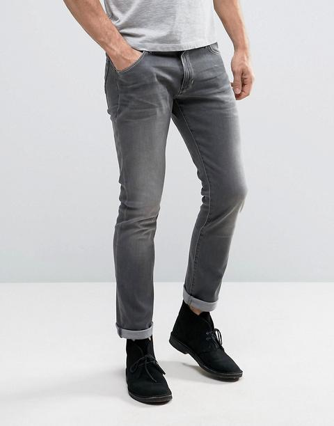 Vaqueros De Corte Slim Estándar En Lavado Gris Paloma Larson De Wrangler