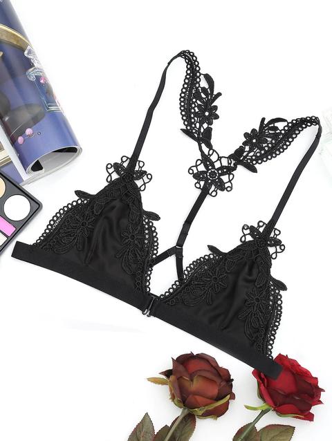 Bralette Y-back In Pizzo
