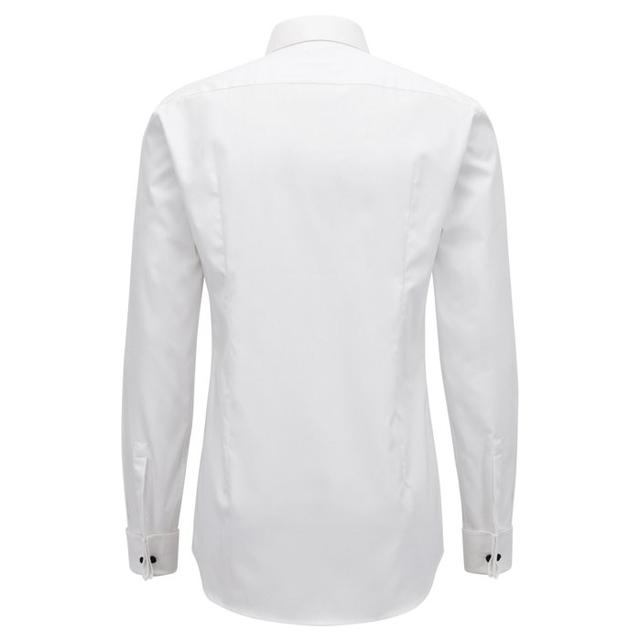 hugo boss slim fit white dress shirt