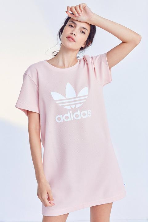 Adidas Originals Trefoil Oversized T-shirt Mini Dress - Womens M