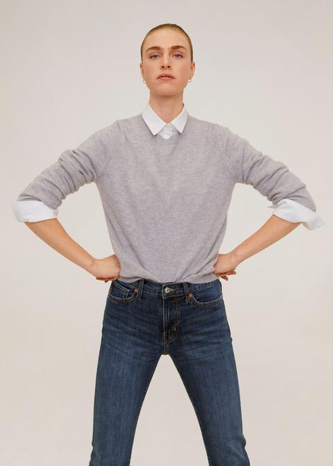 Jeans Slim Crop Grace from Mango on 21 Buttons