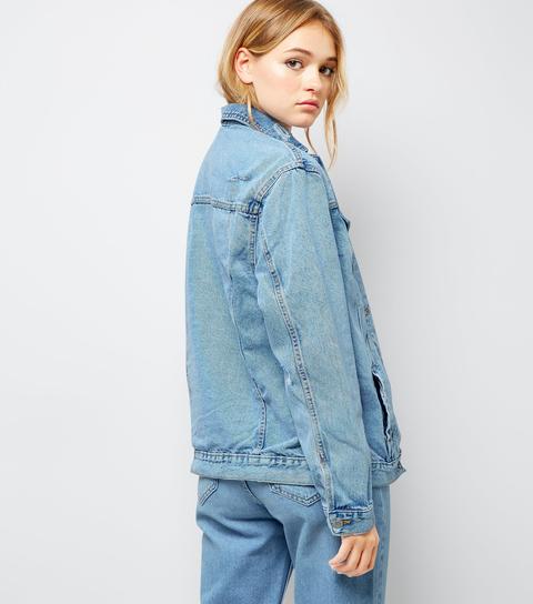 Light Blue Oversized Denim Jacket