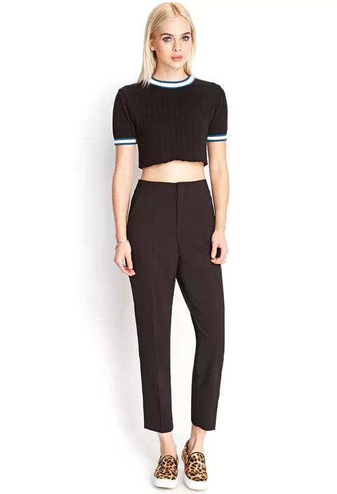 Classic High-waisted Trousers