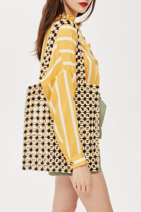 Aruba Beaded Tote Bag