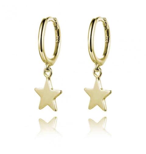 Pendientes Estrella Aro Gold