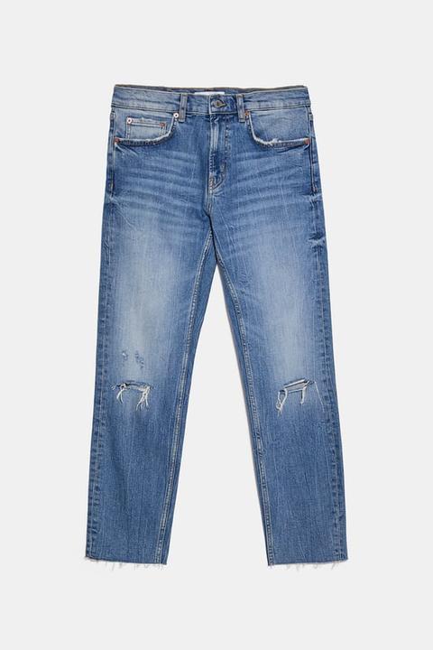 Zw Premium Slim Boyfriend Jeans