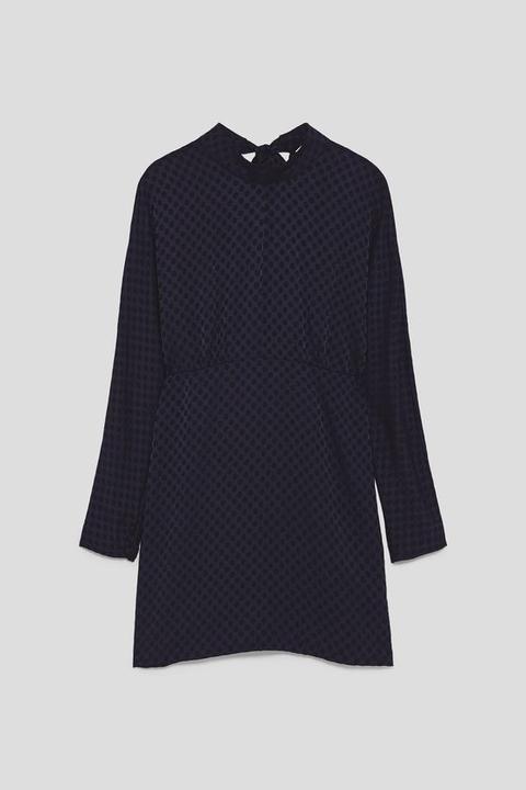 Vestido Corto Lunares