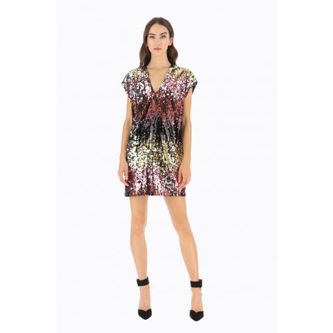 vestito paillettes vans