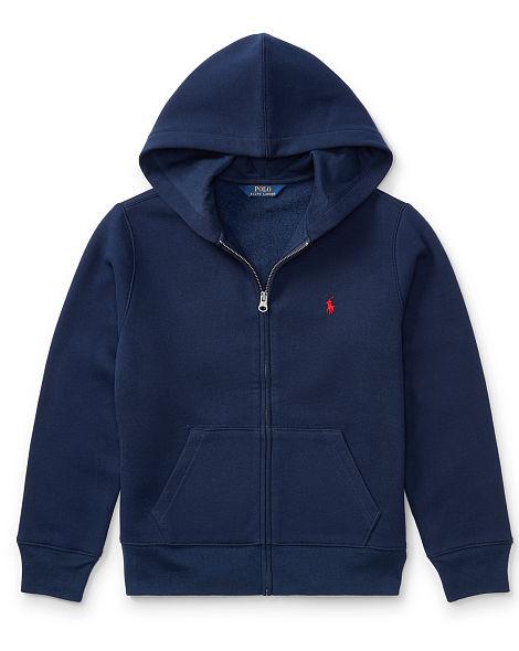 Cotton-blend-fleece Hoodie