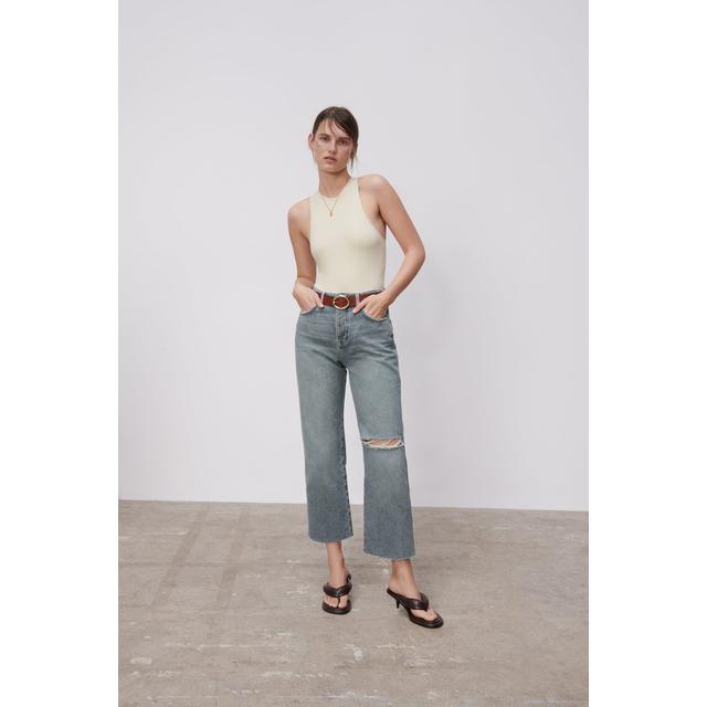 jeans z1975 high rise straight zara