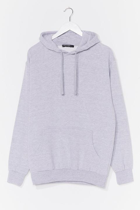Womens Plus Size Pocket Front Oversized Hoodie