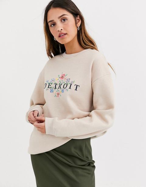 daisy street relaxed sweatshirt