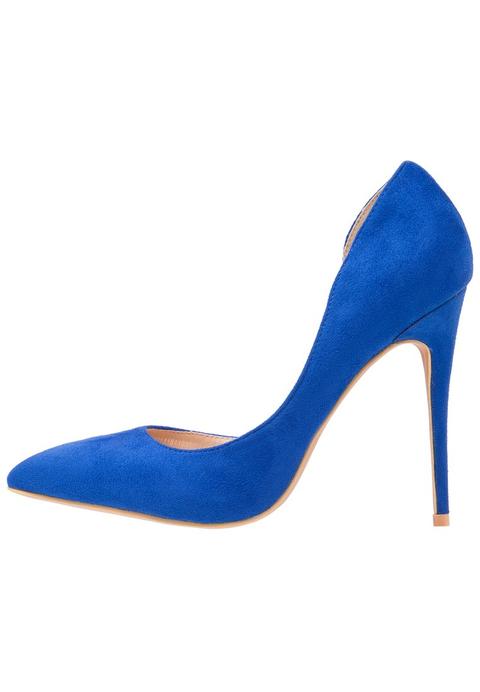 Lost Ink Gigi D'orsay Court Decolleté Blue