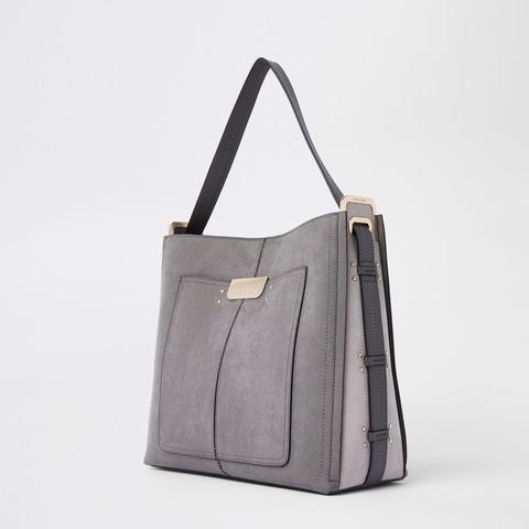 Slouch bag online grey