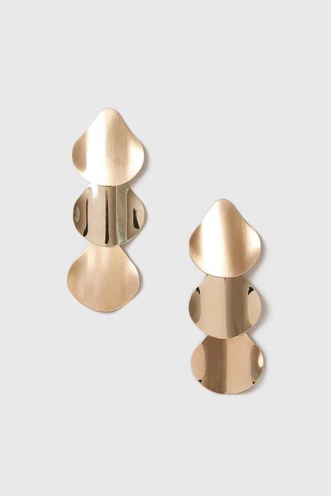 Sculptural Layered Drop Earrings