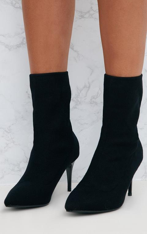 sock boots medium heel